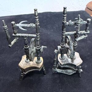 Vintage Metal Loom Spinning Wheel Pencil Sharpener